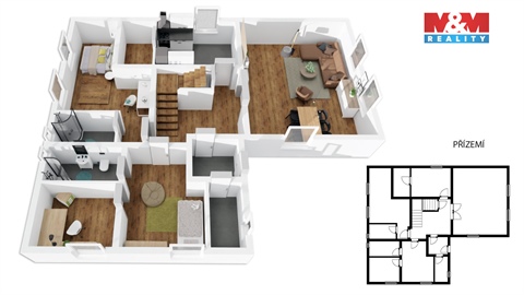 Prodej chaty / chapuly, 181 m² - 2