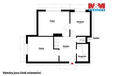 Prodej bytu 2+1, 65 m² - 12