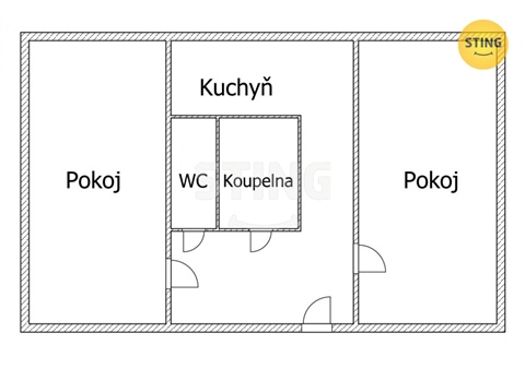 Prodej bytu 3kk, 53 m² - 18
