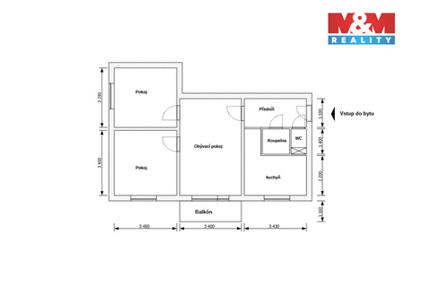 Prodej bytu 3+1, 59 m² - 24