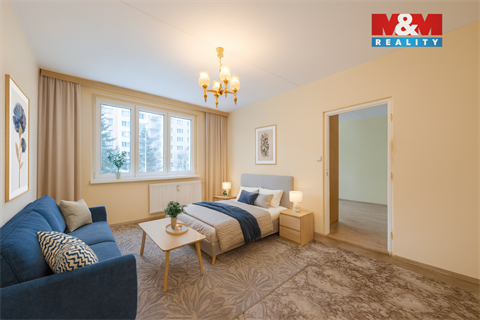 Pronájem bytu 1+1, 35 m² - 0