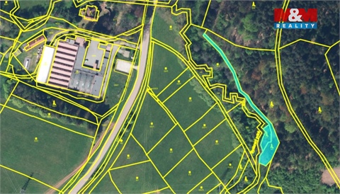 Prodej lesu, 640 m² - 0