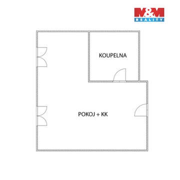 Prodej bytu 1kk, 28 m² - 22