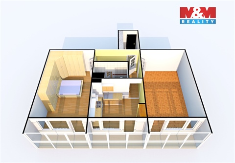 Prodej bytu 2+1, 60 m² - 20