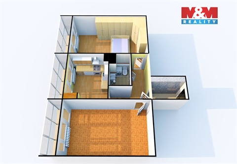Prodej bytu 2+1, 60 m² 2