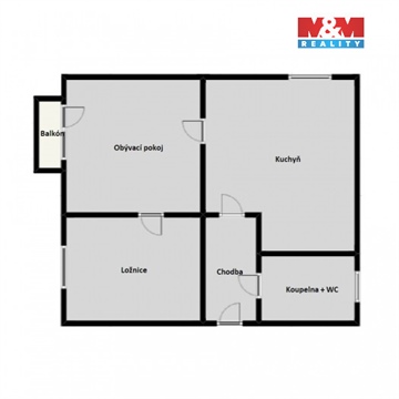 Prodej bytu 2+1, 63 m² - 12