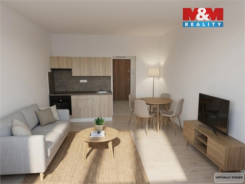 Pronájem bytu 1kk, 31 m² - 0