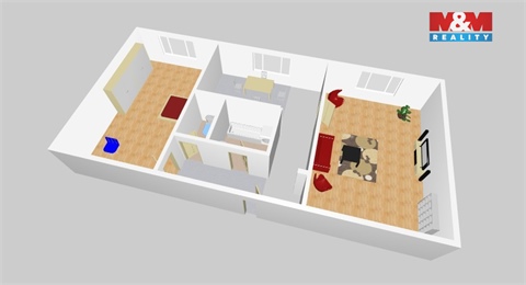Prodej bytu 2+1, 54 m² 2