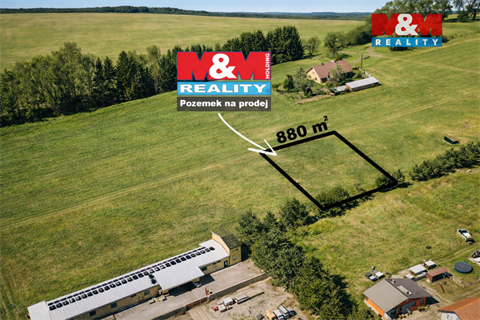 Prodej stavebního pozemku, 880 m² - 2