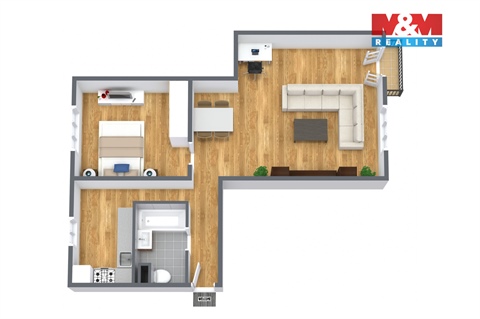 Prodej bytu 3+1, 63 m² - 14