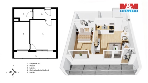 Prodej bytu 2kk, 35 m² 18