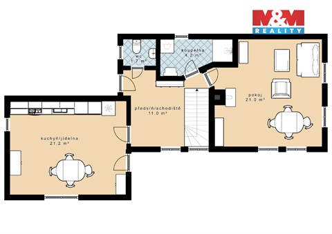Pronájem chaty / chapuly, 99 m² - 6