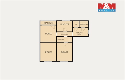 Prodej bytu 3+1, 78 m² 4