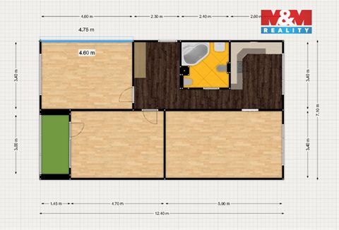 Prodej bytu 3+1, 84 m² - 22