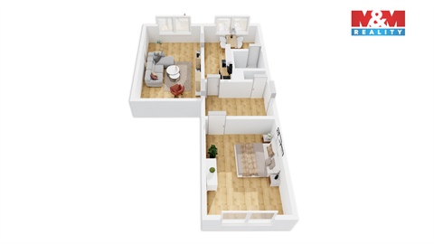 Prodej bytu 2+1, 63 m² 2