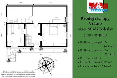 Prodej chaty / chapuly, 149 m² - 18
