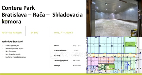 Pronájem skladu / haly, 390 m² 2