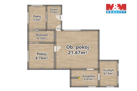 Pronájem chaty / chapuly, 57 m² 20