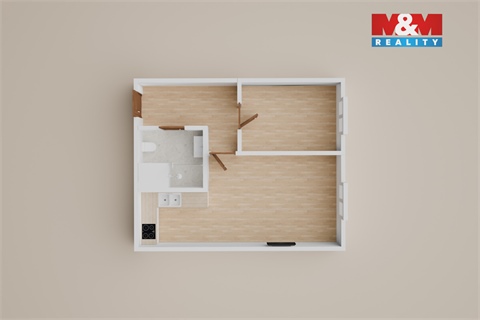 Prodej bytu 2kk, 43 m² 12