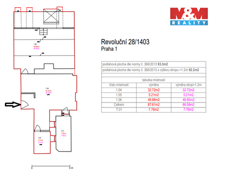 Pronájem bytu 2kk, 92 m² - 2