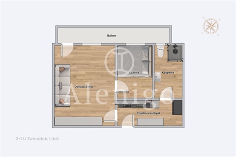 Prodej bytu 2kk, 58 m² - 12