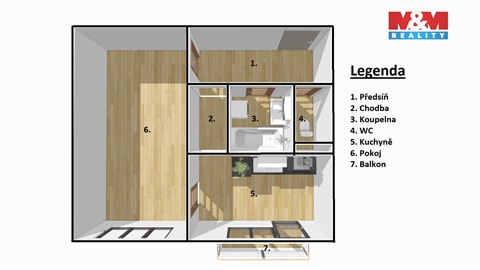 Prodej bytu 1+1, 37 m² 8