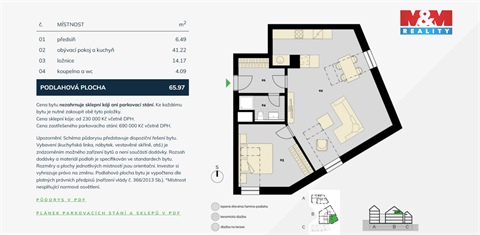 Prodej bytu 2kk, 66 m² 10