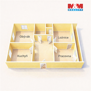 Prodej bytu 3+1, 68 m² 6