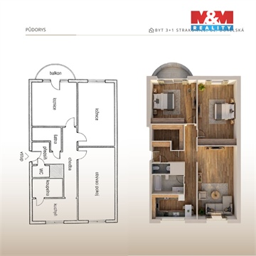 Prodej bytu 3+1, 76 m² - 14