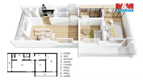 Prodej bytu 3+1, 75 m² - 12