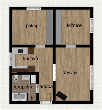 Pronájem bytu 3+1, 75 m² 10