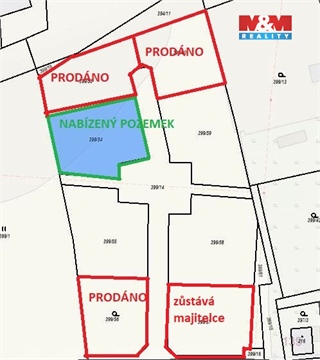 Prodej stavebního pozemku, 903 m² - 2