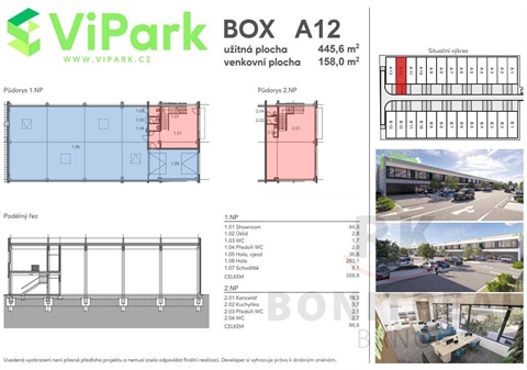Prodej skladu / haly, 445 m² 2