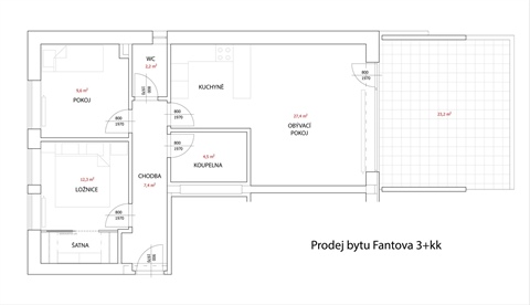 Prodej bytu 3kk, 87 m² - 26