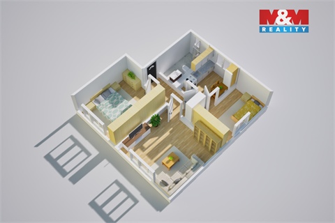 Prodej bytu 3+1, 63 m² 16