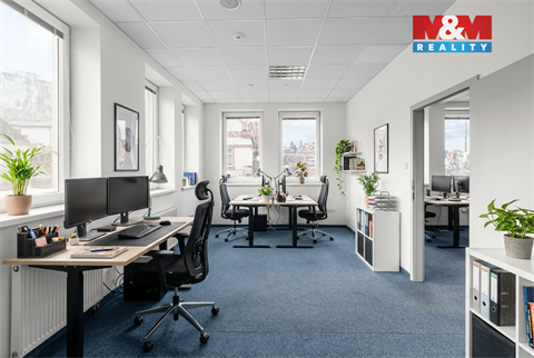 Pronájem kanceláře, 167 m² - 0