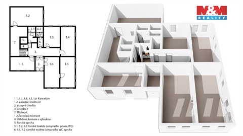 Pronájem kanceláře, 167 m² 20
