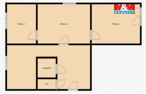 Pronájem bytu 3+1, 56 m² 12