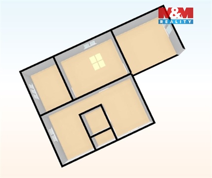 Pronájem bytu 3+1, 56 m² - 12