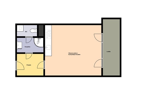 Prodej bytu 1kk, 35 m² 2