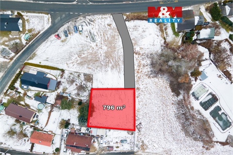 Prodej stavebního pozemku, 796 m² 0
