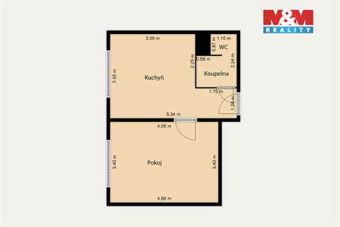 Prodej bytu 1+1, 37 m² 16