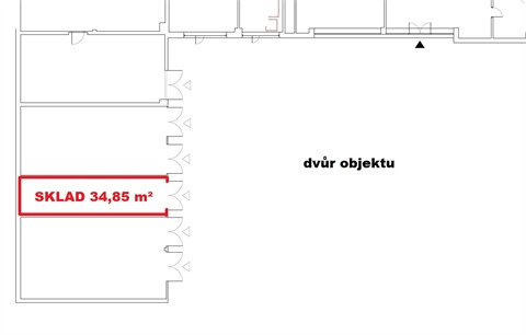 Pronájem skladu / haly, 35 m² - 0