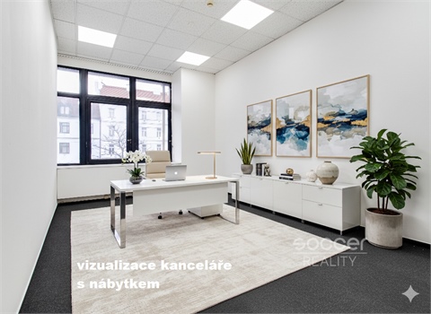 Pronájem kanceláře, 21 m² - 0