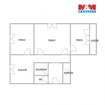 Pronájem bytu 3+1, 66 m² 4