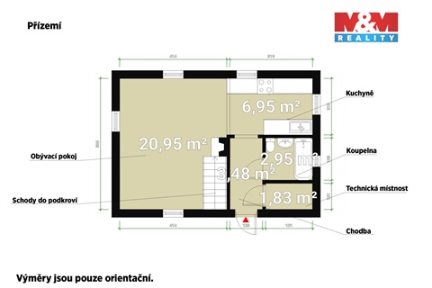 Prodej chaty / chapuly, 70 m² - 4