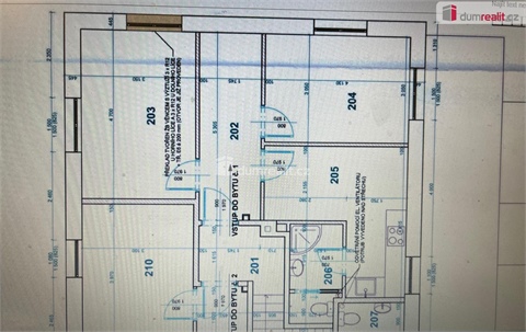 Pronájem bytu 2+1, 53 m² - 0