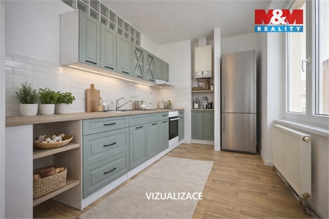 Pronájem bytu 2kk, 56 m² - 0