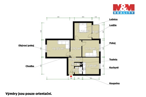 Prodej bytu 3+1, 75 m² - 4