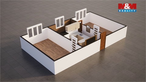 Prodej bytu 2+1, 55 m² 12